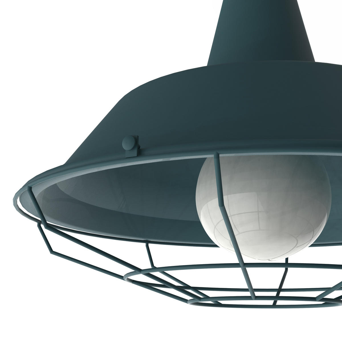 HÄNGELEUCHTE - Blau, Metall (35/35/30cm) - Lumicom