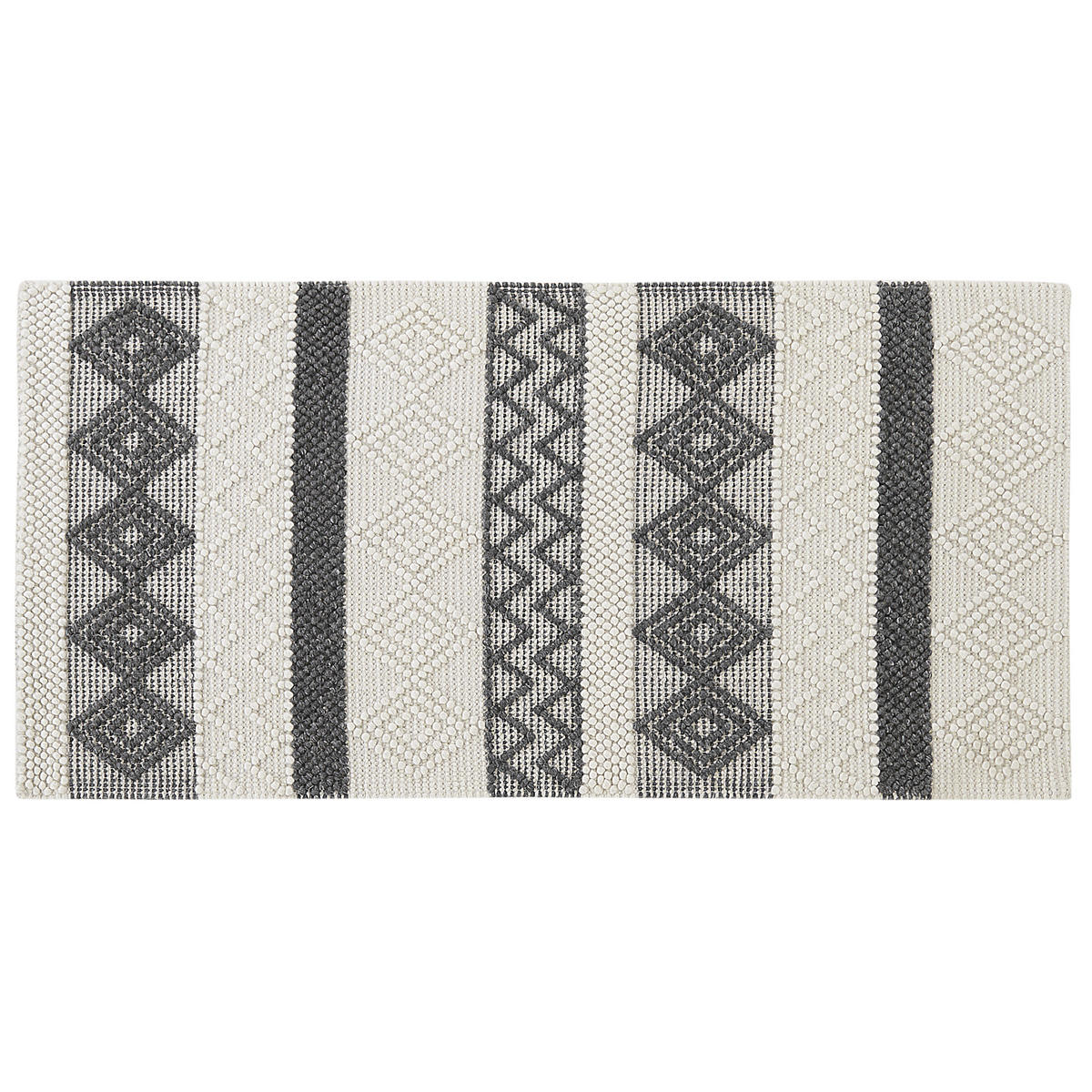 KURZFLOR-TEPPICH Davutlar 150/80 cm - Beige, Textil (80/150cm) - Beliani