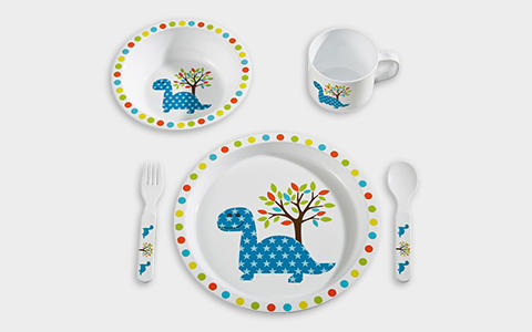 Babygeschirr Dinosaurier