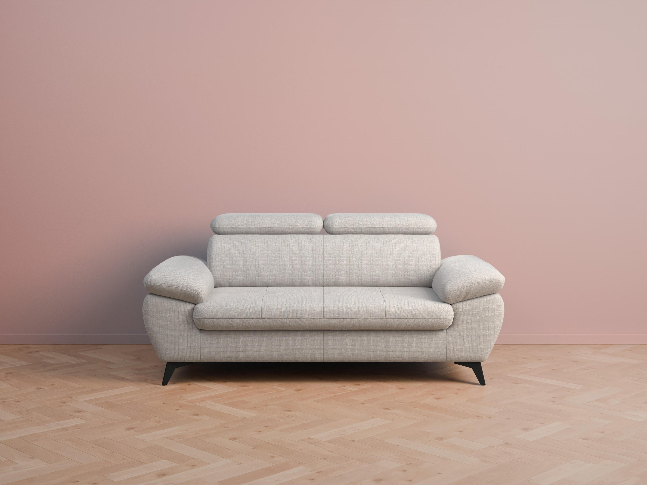 foamnova 2,5-Sitzer Creme 194x84x100 cm