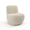 DREHSESSEL Stoff Bouclé beige - Beige, Textil (64/77/68cm) - Sia Home