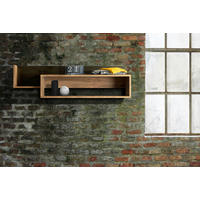 WANDREGAL SYDNEY - Beige/Schwarz, Holz (118/4/20cm) - SAM