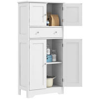 HIGHBOARD DE-11150 Verstellbarer Boden & Schublade Weiß - Weiß, Holzwerkstoff (30/128/60cm) - ComfortXL