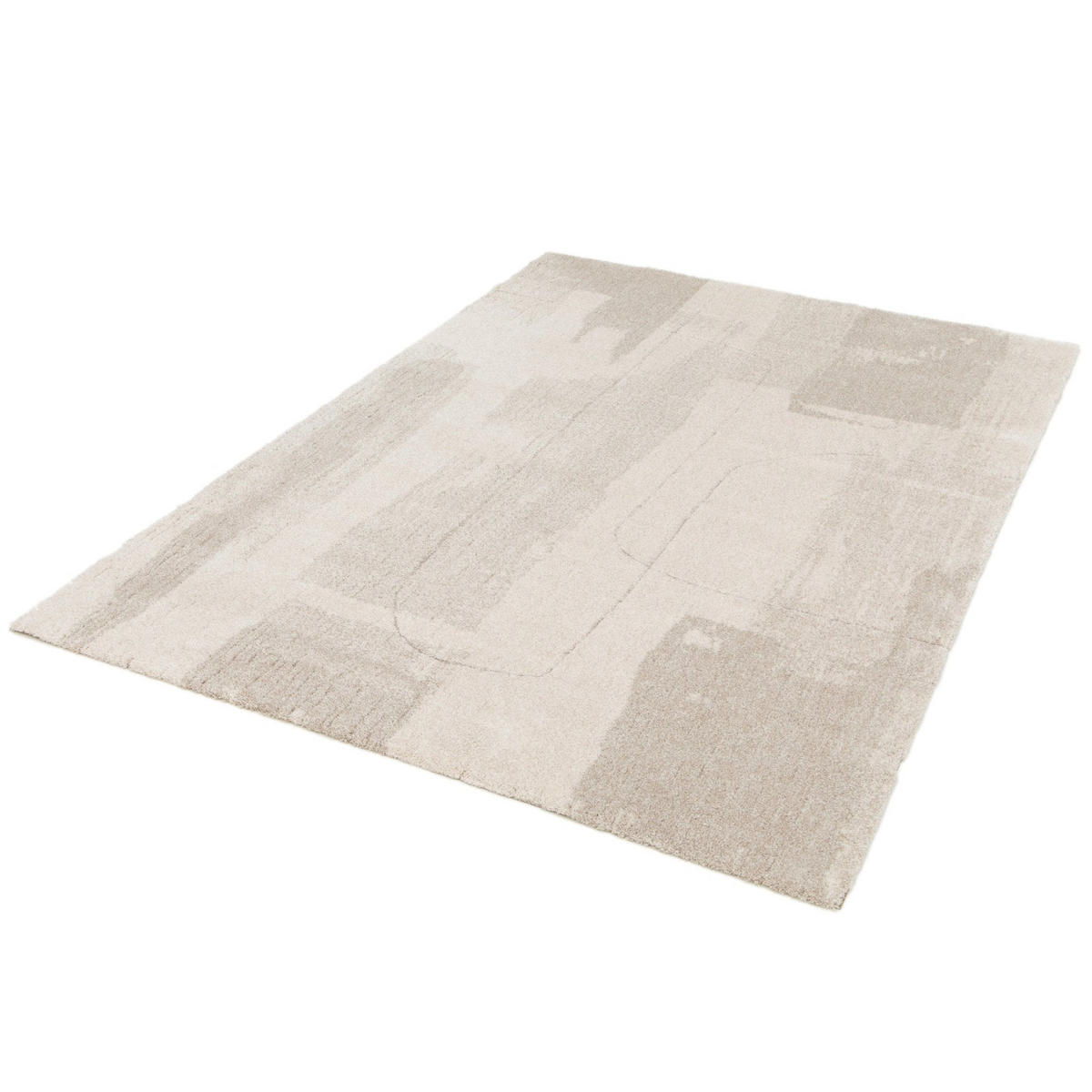 TEPPICH Design extrem weich beige - Beige, Textil (160/230cm) - AFK Living