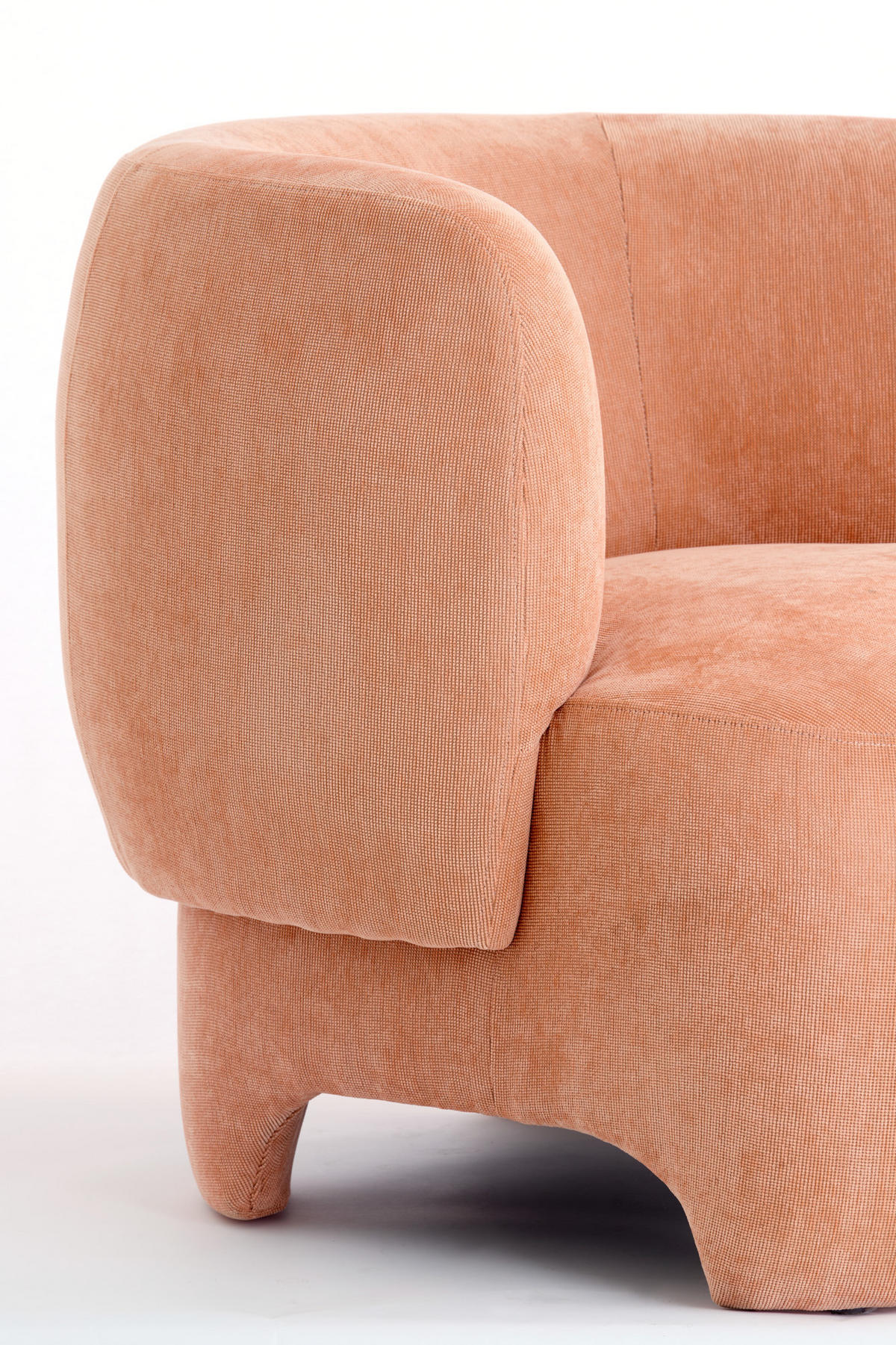 SESSEL Zenica Orange 80/80/71 cm - Orange, Textil (80/71/80cm) - Light & Living