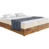 BOXSPRINGBETT LOFTY BOX - Creme, Holzwerkstoff (120/220cm) - Meblini