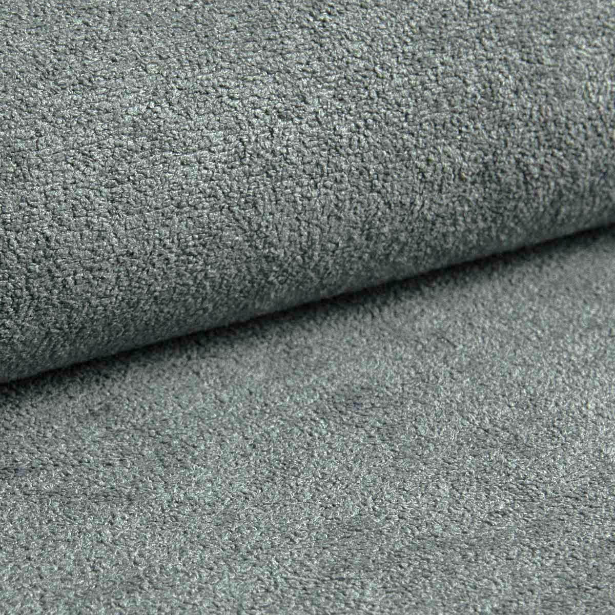 ECKSOFA Primo mit Schlaffunktion und Bettkasten in Cordstoff - Schwarz/Grau, Holz/Holzwerkstoff (245/143cm) - Ravio