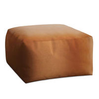 SITZSACK COMFORT Samtstoff Pumpkin Spice - Dunkelorange, Textil (70/40/70cm) - Dreamroots