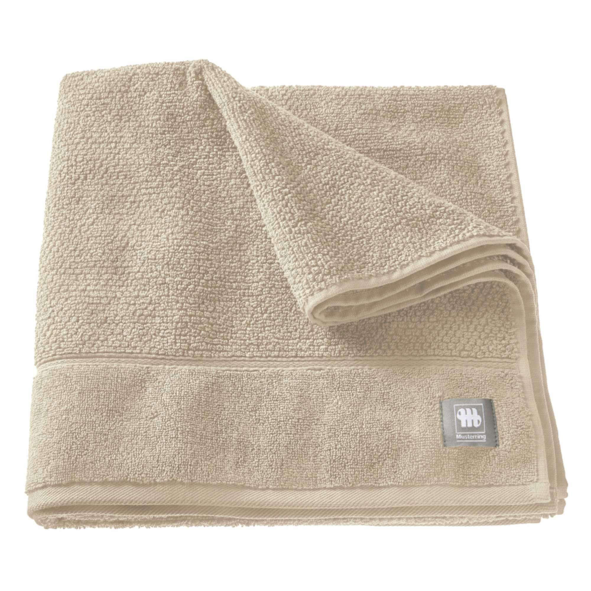 DUSCHTUCH SOLID - Beige, Textil (70/140cm) - Musterring