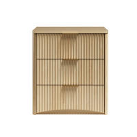 NACHTTISCH Eichefarben 58/38/64 cm - Eichefarben, Holz (58/64/38cm) - PANGIVO