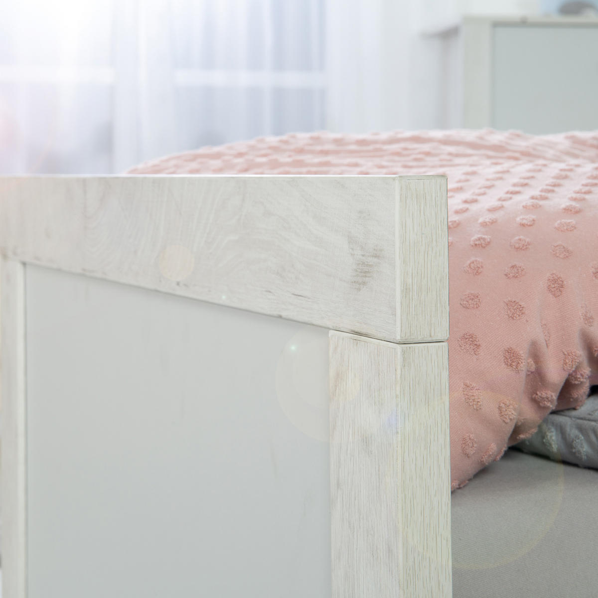 BABYZIMMER-SET Mila 2-teilig - Grau, Holzwerkstoff (126/142cm) - Roba