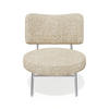 SESSEL Gemusterter texturierter Stoff 60cm - Beige, Textil (60/70/71cm) - Sia Home