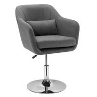SESSEL höhenverstellbar 60 x 60 x 79-91 cm Dunkelgrau - Dunkelgrau, Kunststoff (60/91/60cm) - Meubliv