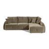 ECKSOFA Pataya Beige, mit Schlaffunktion - Beige, Textil (291/172cm) - Bettso