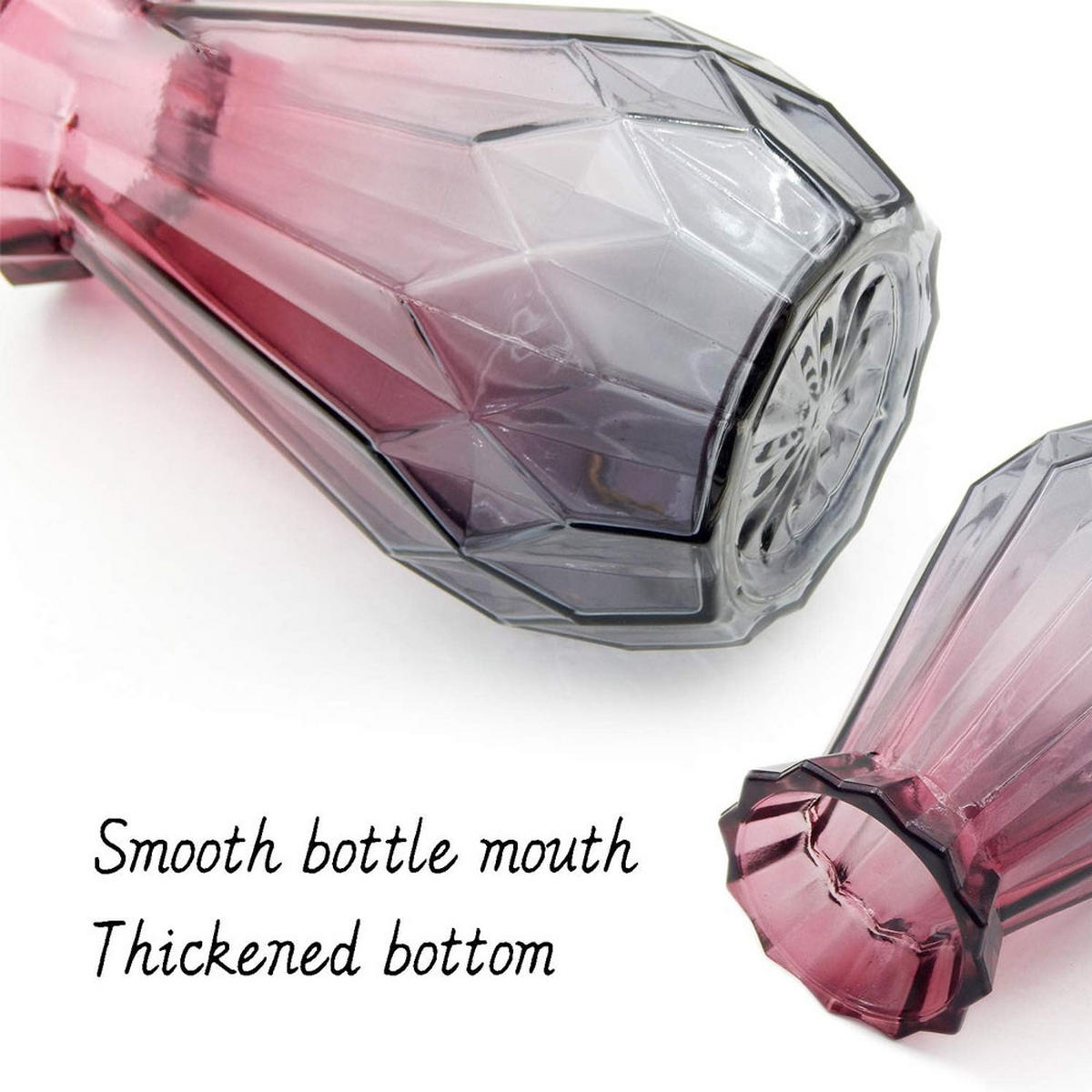 VASE Glas - Pink, Glas (10cm) - LIBRATON