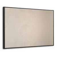 LEINWAND Bilder mit Rahmen - Japandi - Beige - Modern - 150x100 - Ecru, Textil (150/100cm) - MuchoWow