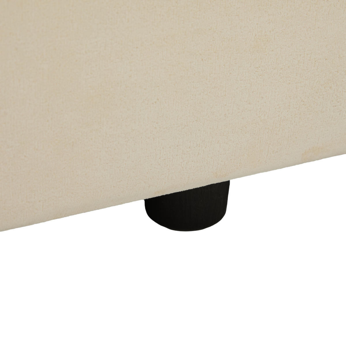SOFA mit Stauraum 2-Sitzer Beige Chenille - Beige, Holzwerkstoff (180/84/81.5cm) - Meubliv