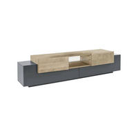 FERNSEHSCHRANK Anthrazit, Ahorn 40/220/51 cm - Schwarz, Holzwerkstoff (220/51/40cm) - DMORA