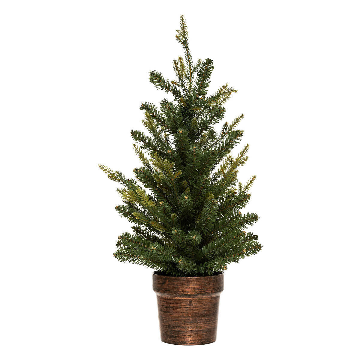 WEIHNACHTSBAUM im Topf 70 cm - Grün, Kunststoff (45/70cm) - Fééric Lights and Christmas