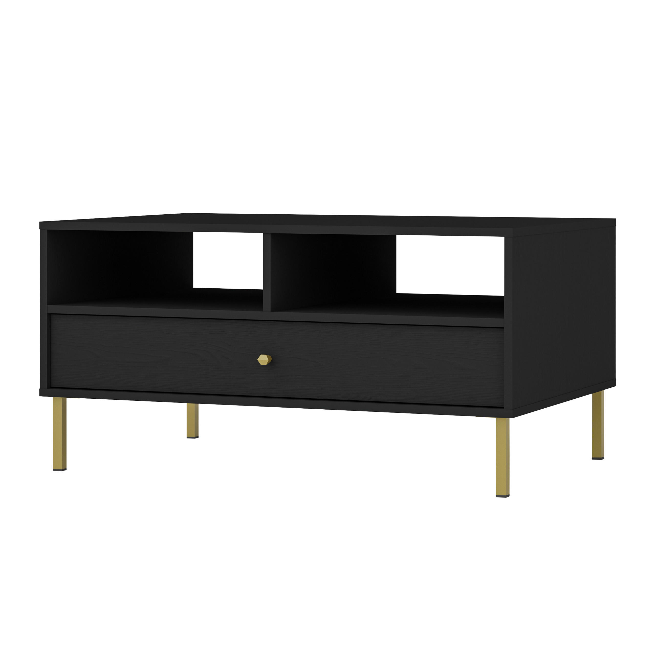 COUCHTISCH TORINO 100,2/50/65 cm Graphitfarben - Graphitfarben, Holzwerkstoff (65/100.2/50cm) - MASSENO