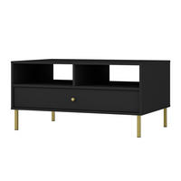 COUCHTISCH TORINO 100,2/50/65 cm Graphitfarben - Graphitfarben, Holzwerkstoff (65/100.2/50cm) - MASSENO
