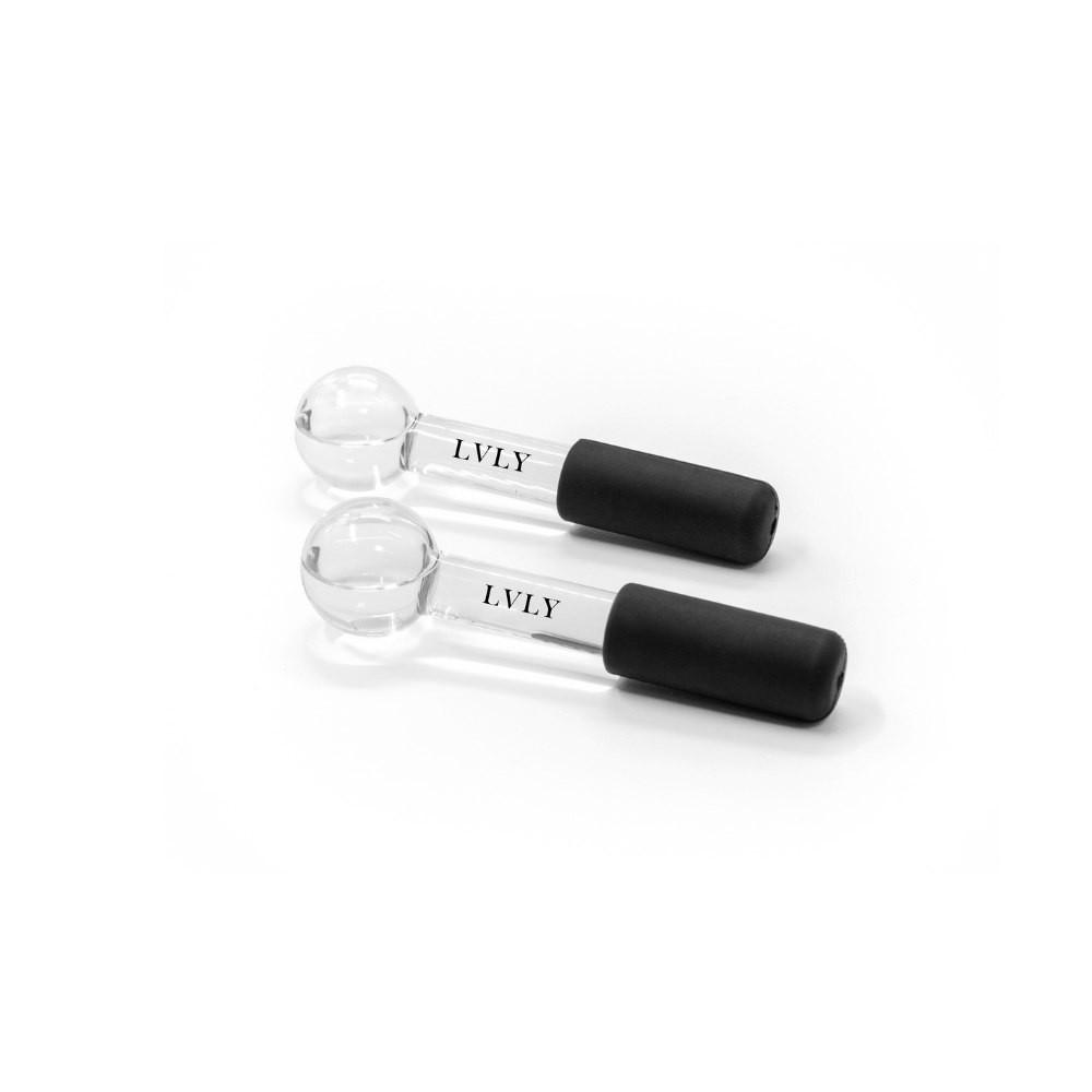 KOSMETIKKUGELN LVLY - Schwarz, Glas (2.05/13.5/2.05cm) - Home Deluxe
