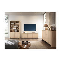 WOHNZIMMER Set 3-tlg. – BARI – Eichefarben - Eichefarben, Holzwerkstoff (103/160/39cm) - hi-markt