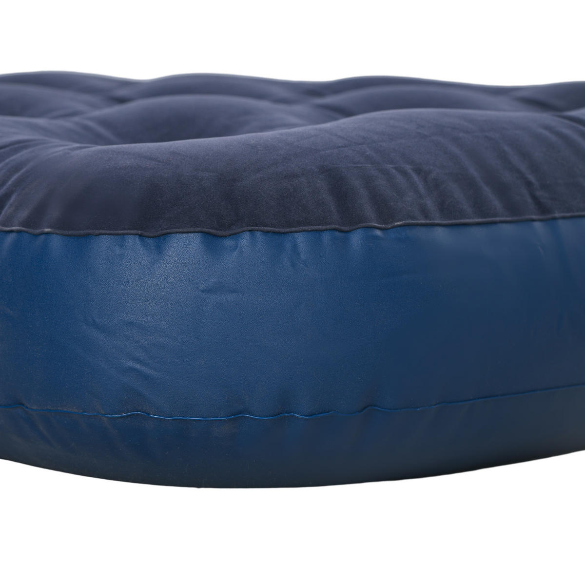 LUFTMATRATZE DE-18898 einfach, mit integrierter Handpumpe Blau - Blau, Kunststoff - ComfortXL