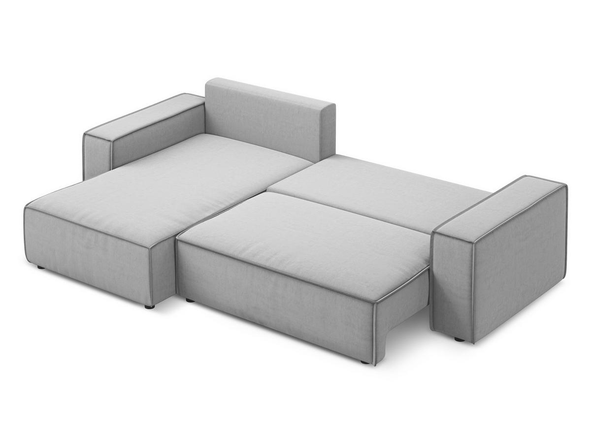 POUF Samt Stoff Blau - Blau/Schwarz, Textil/Metall (65/44/65cm) - Makamii