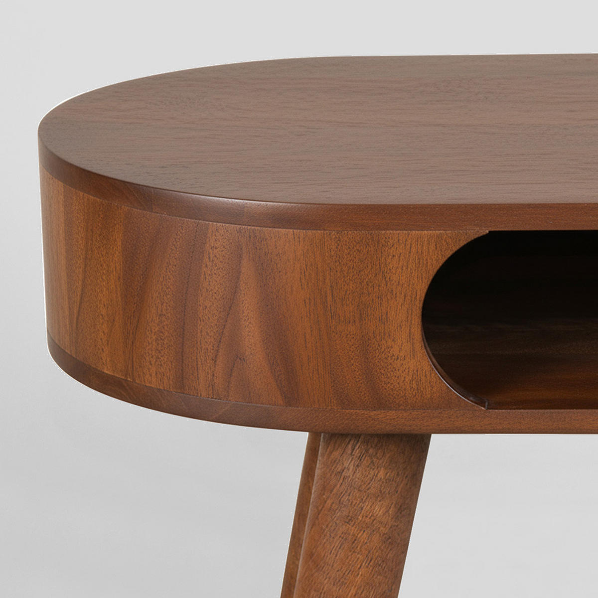 SCHREIBTISCH Bella - Brown - 120/42/77 cm - Braun, Holz (42/120/77cm) - LABEL51