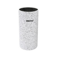 MESSERBLOCK Silber 22/11/22 cm KH1092 - Silberfarben, Kunststoff (11/22/22cm) - Kinghoff 