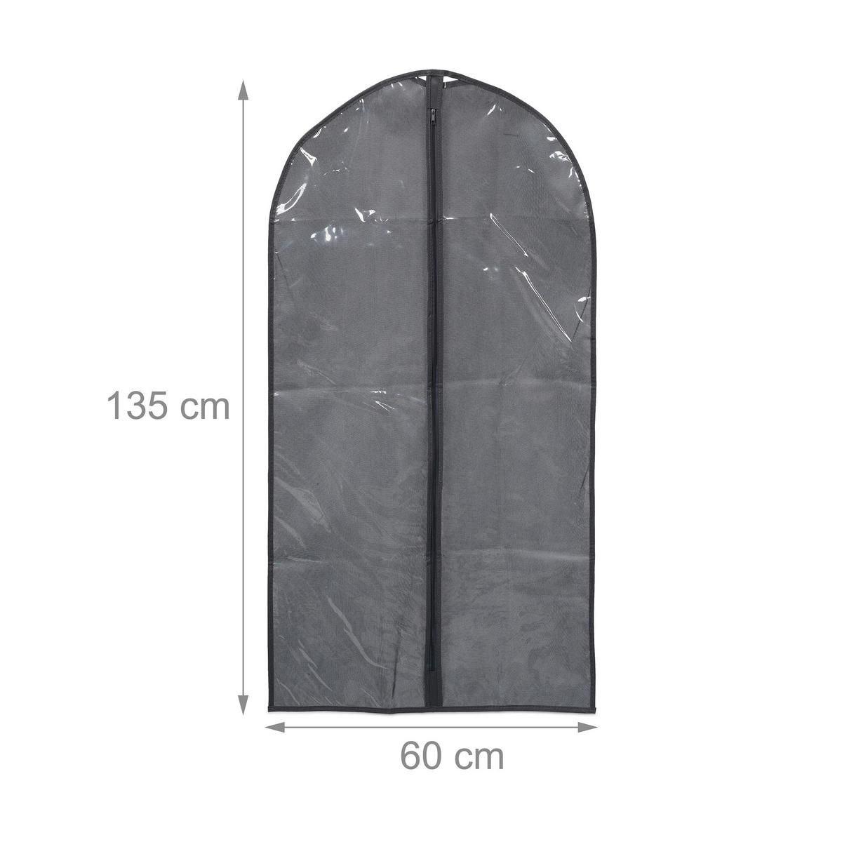 6XTAŠKA na oblečenie - viacfarebná, textil/plast (60/135/0.1cm) - Relaxdays