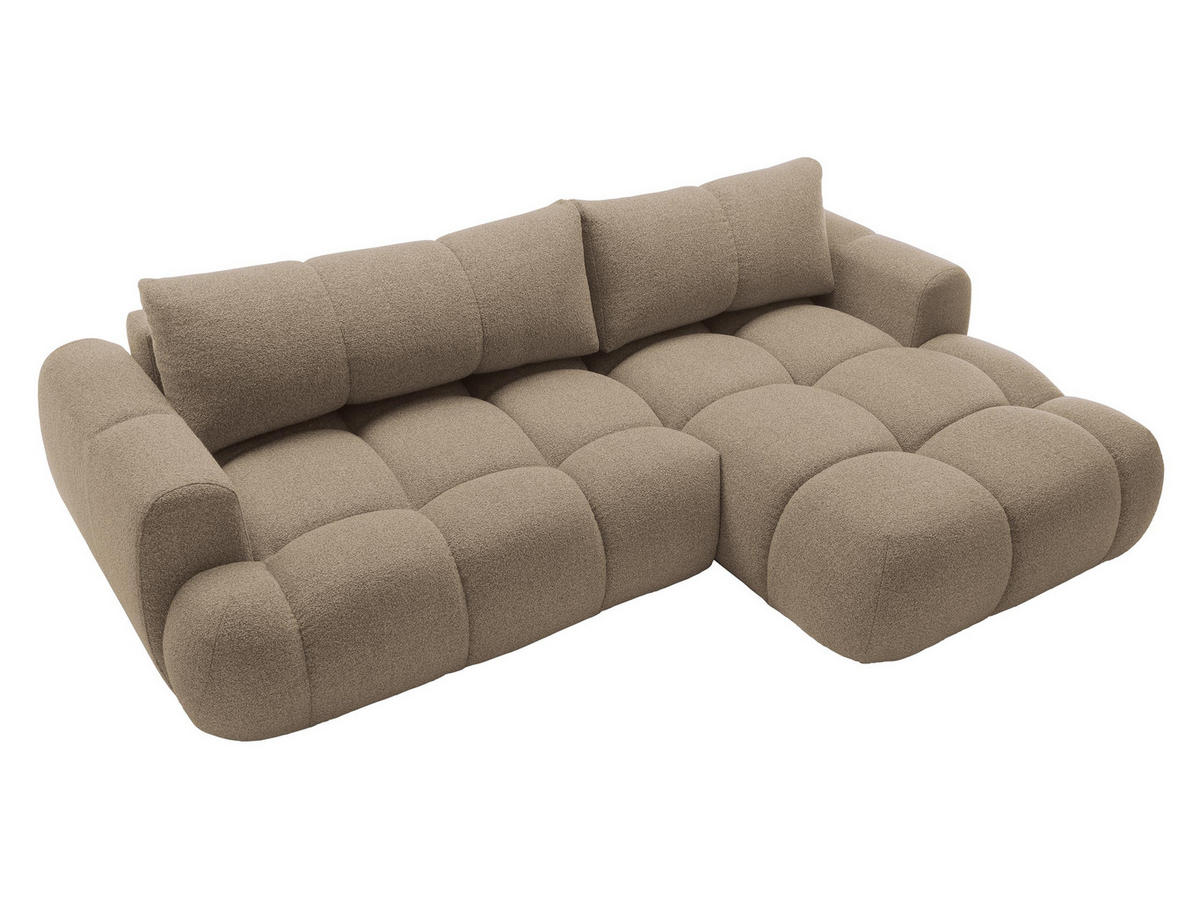 ECKSOFA Mitto, Seite: Rechts - Schwarz/Braun, Holz/Kunststoff (270/173cm) - MIRJAN24