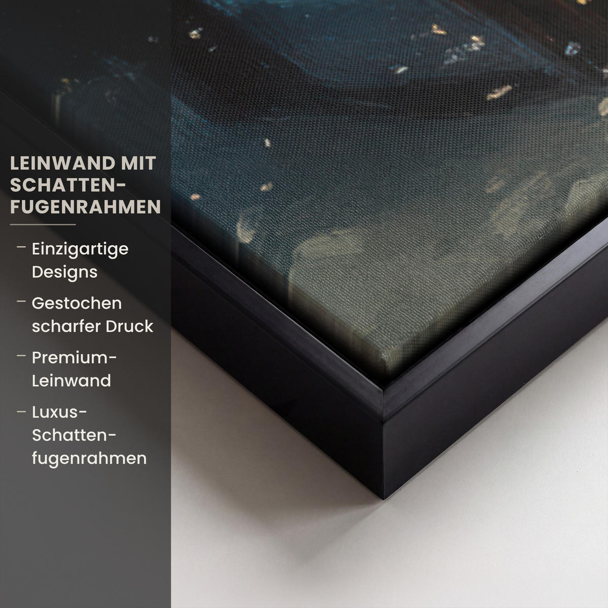 LEINWAND Bilder mit Rahmen - Weihnachtsmann - Weihnachten - Winter - Weihnachtsbaum - 60x90 - Bordeaux, Textil (60/90cm) - MuchoWow