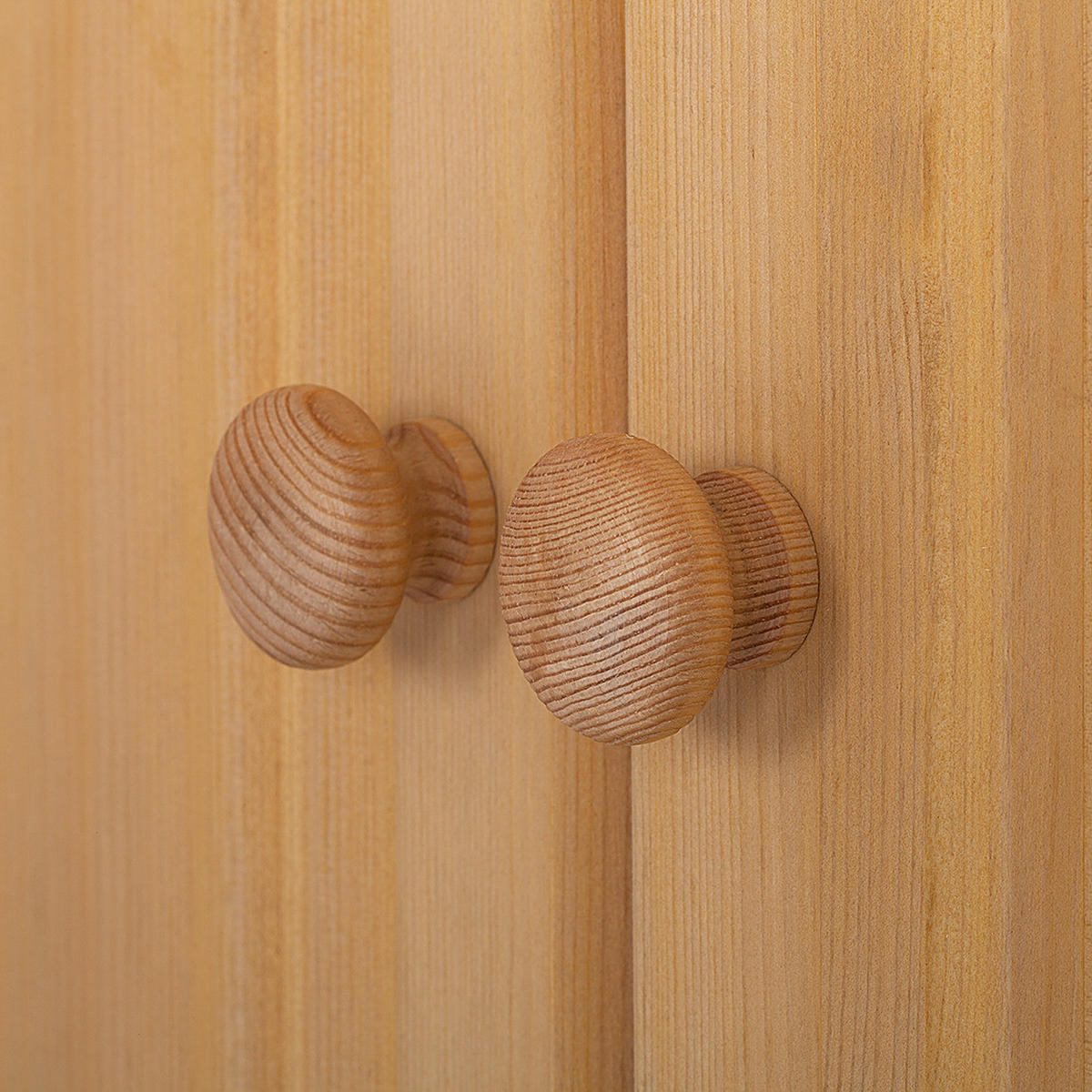 WOHNWAND - Kiefer massiv, Typ C - Kieferfarben, Holz (288/223/45cm) - home24