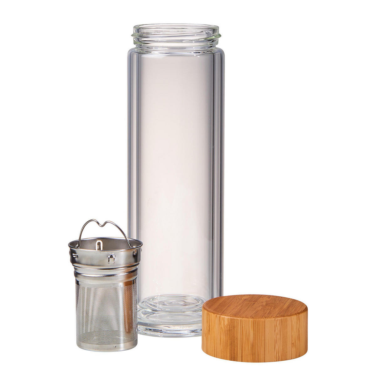 TEEFLASCHE Tea Tender 50 ml - Transparent, Glas (0.45L) - Butlers