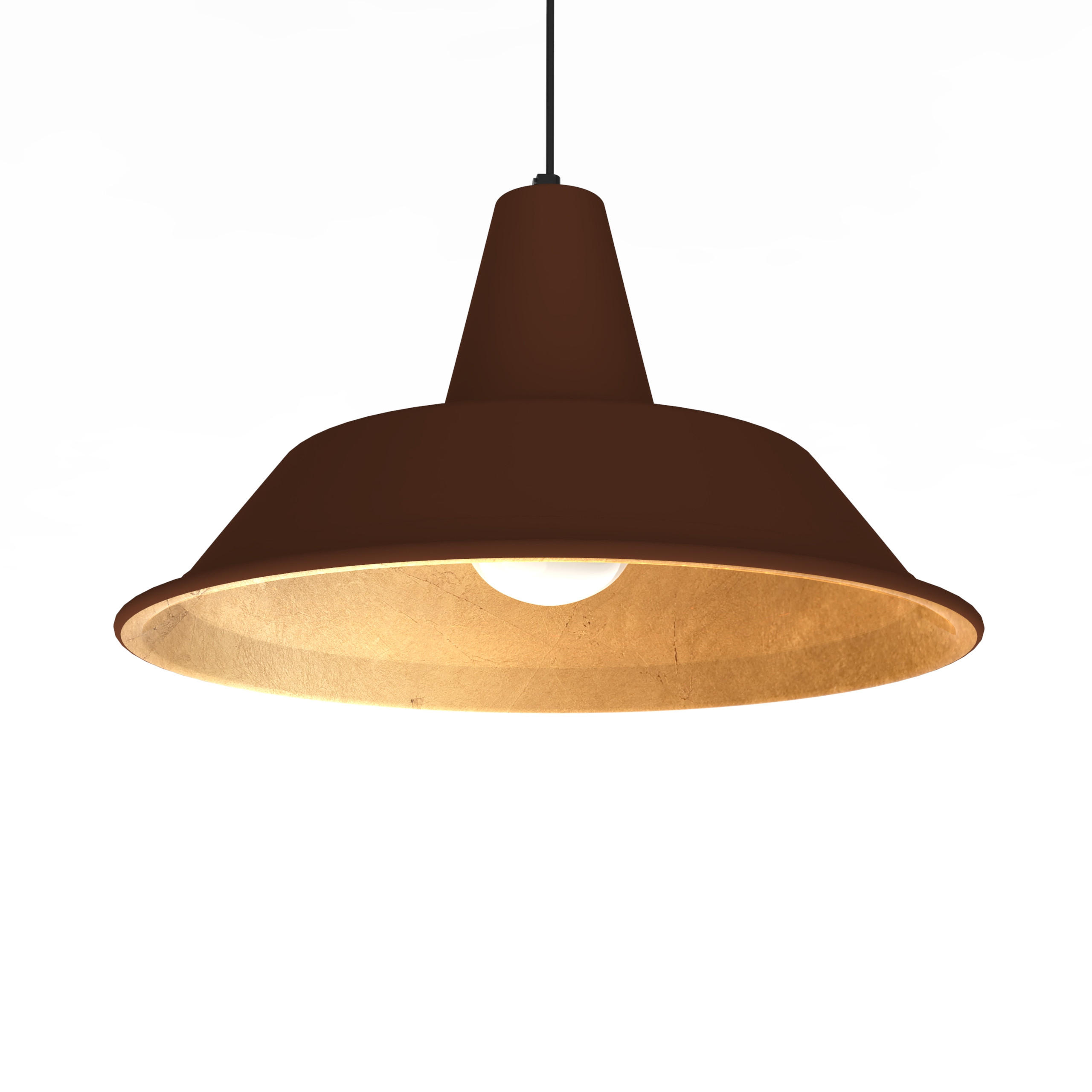 Lumicom Hängeleuchte Gold 45x25x45 cm