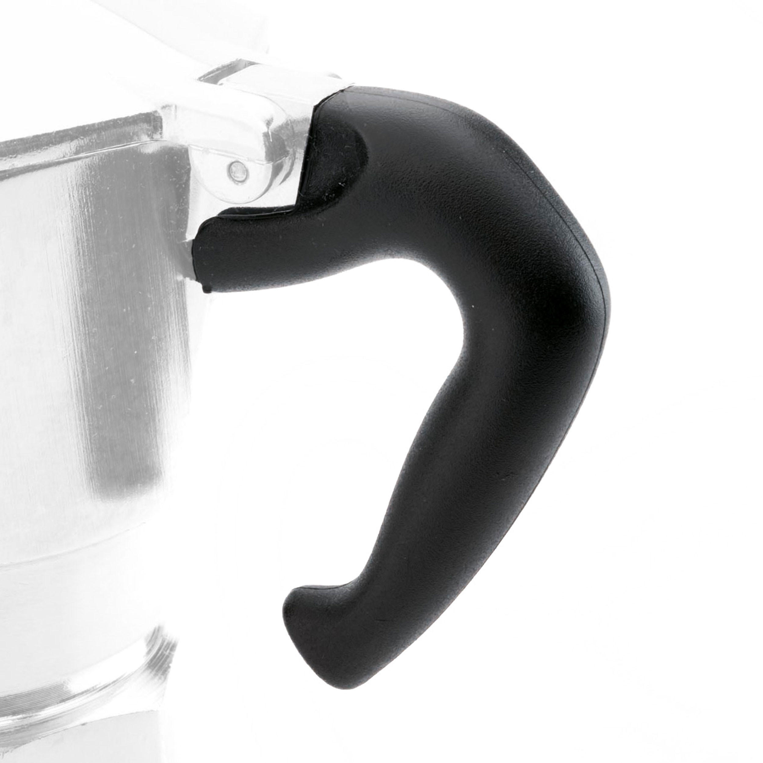 GRIFF für Moka Express Espressokocher 3/4 Tassen - Silberfarben, Metall - Bialetti