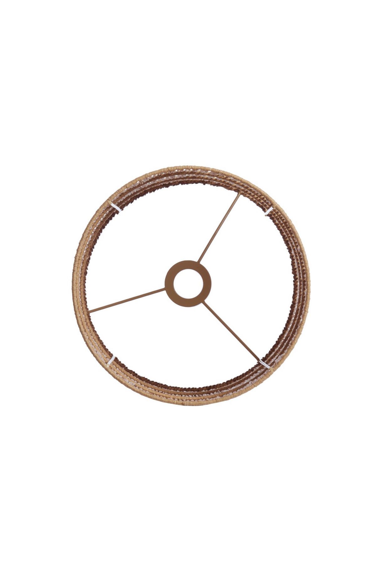 LAMPENSCHIRM Lanzano Braun Ø30/40 cm - Braun, Textil (30/30/40cm) - Light & Living