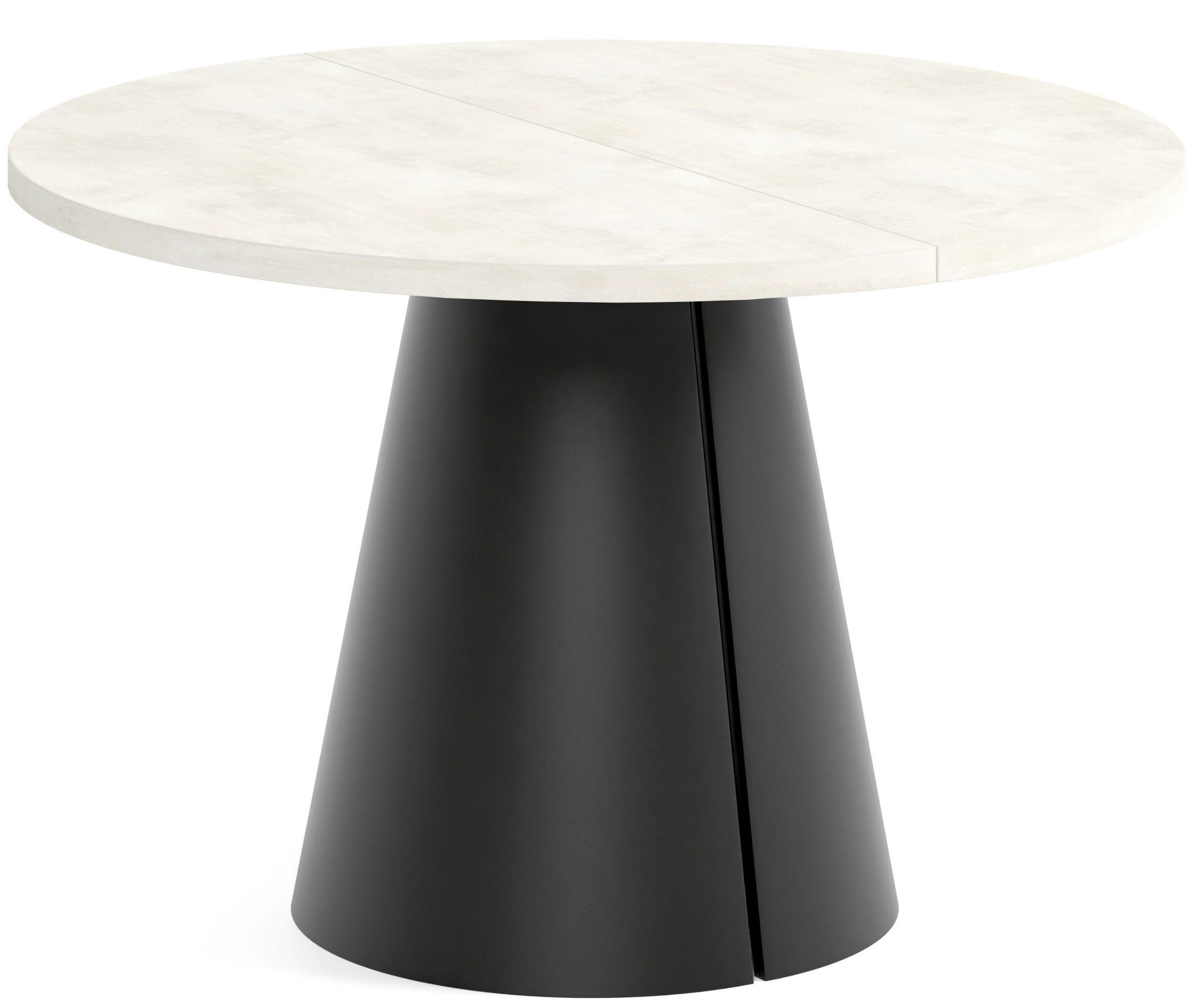 TISCH Schwarz ALMA Ausziehbar 120/196 cm - Schwarz, Holzwerkstoff (2/120/76cm) - Sepro Meble