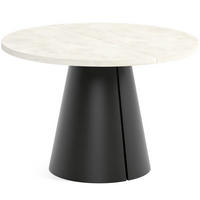 TISCH Schwarz ALMA Ausziehbar 120/196 cm - Schwarz, Holzwerkstoff (2/120/76cm) - Sepro Meble