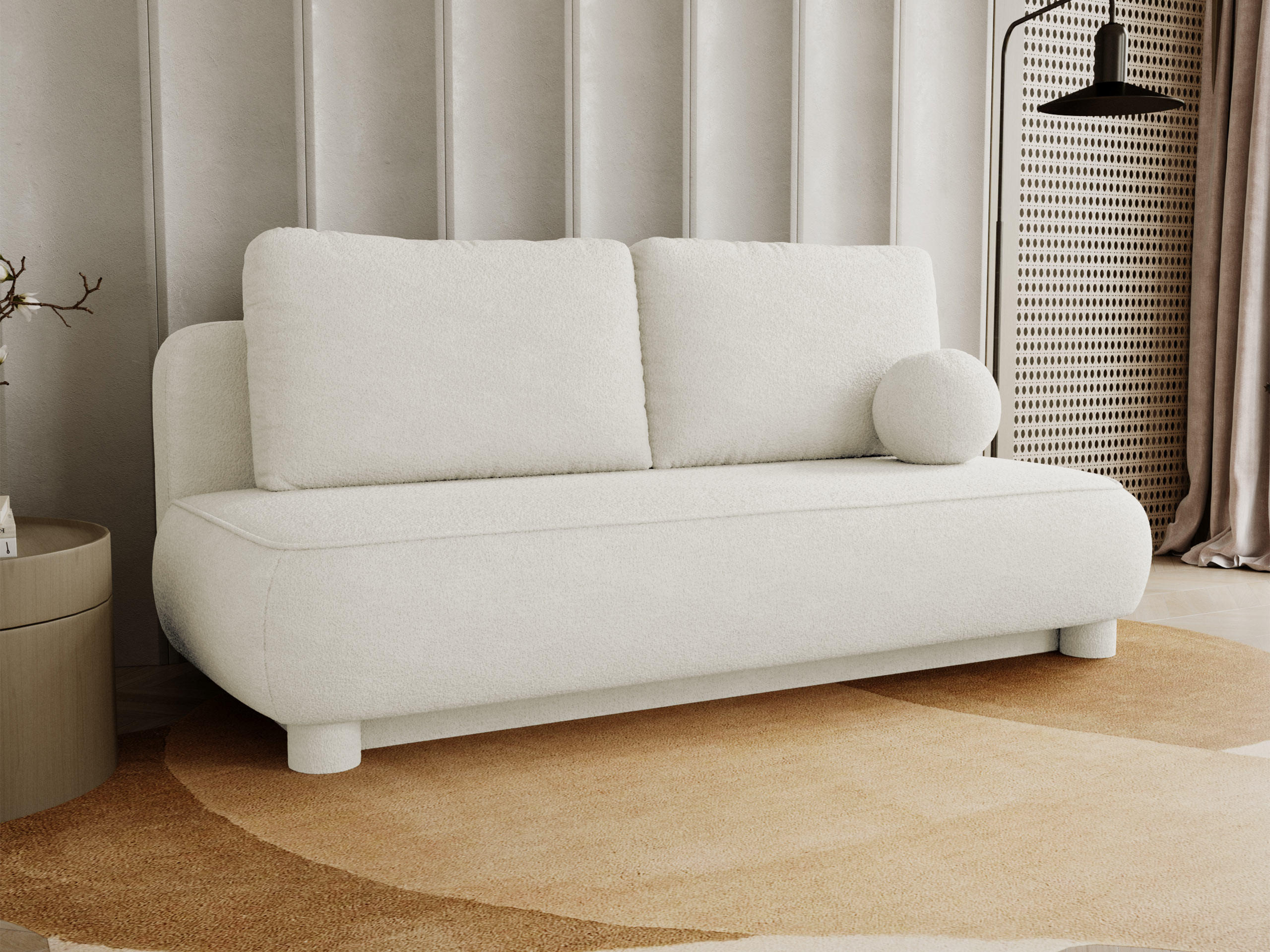 SCHLAFSOFA Gaja - Beige, Holz/Textil (209/96/96cm) - MIRJAN24