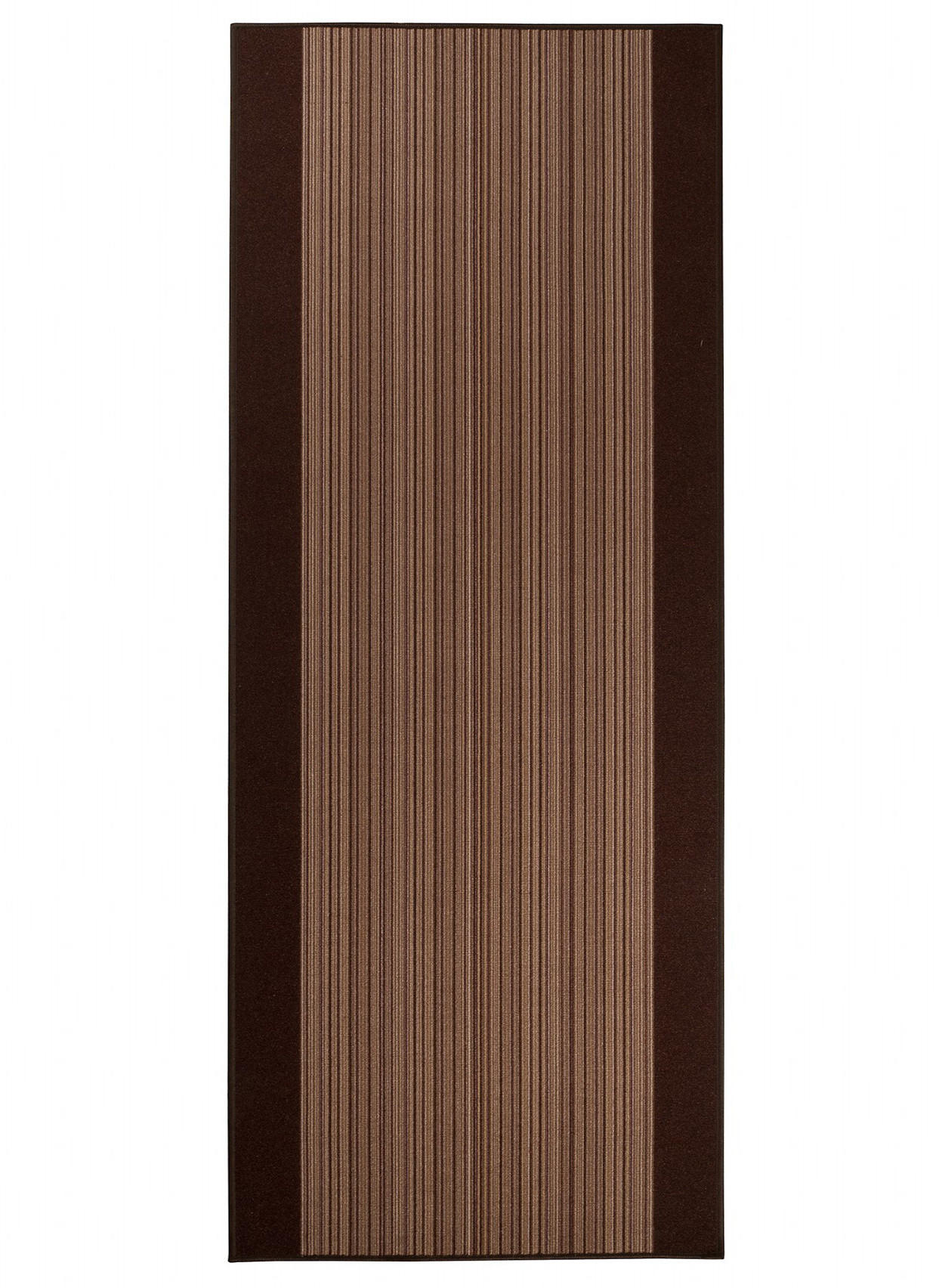 TEPPICHLÄUFER Anti-Rutsch Braun rutschfest Gummiunterlage 80/800 cm - Braun, Textil (80/800cm) - Tapiso