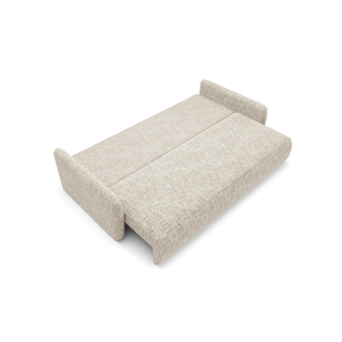 SOFA Lazarus 3 Sitzplätze Hellgrau - Grau, Holz (217/86/102cm) - Petits-meubles