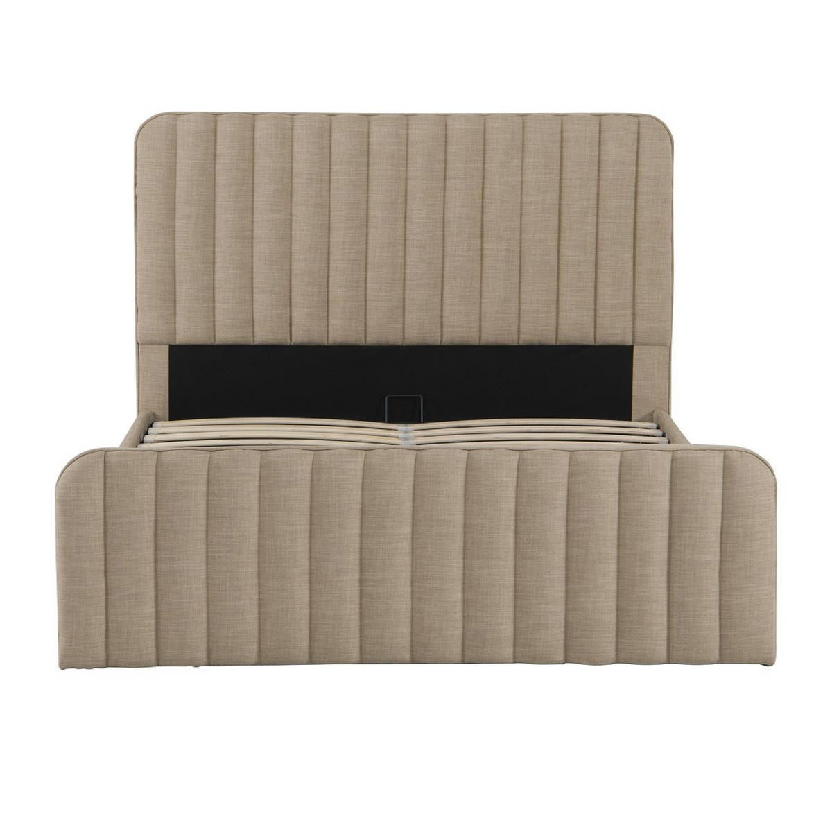 BETT NEVA /160x200 cm mit Lattenrost - Beige - Beige, Holzwerkstoff (160/200cm) - Weber Industries