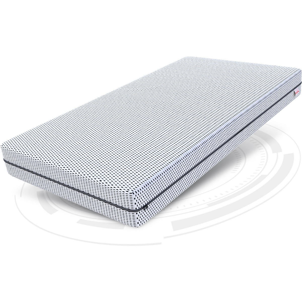 KALTSCHAUMMATRATZE Space - Weiß, Textil (120/200cm) - FDM