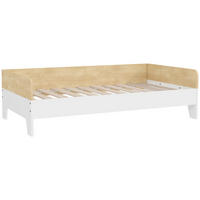 KINDERBETT 140x70 cm DE-14577 mit hohen Seitenwänden, inkl. Lattenrost Weiß - Weiß, Holzwerkstoff (70/140cm) - ComfortXL
