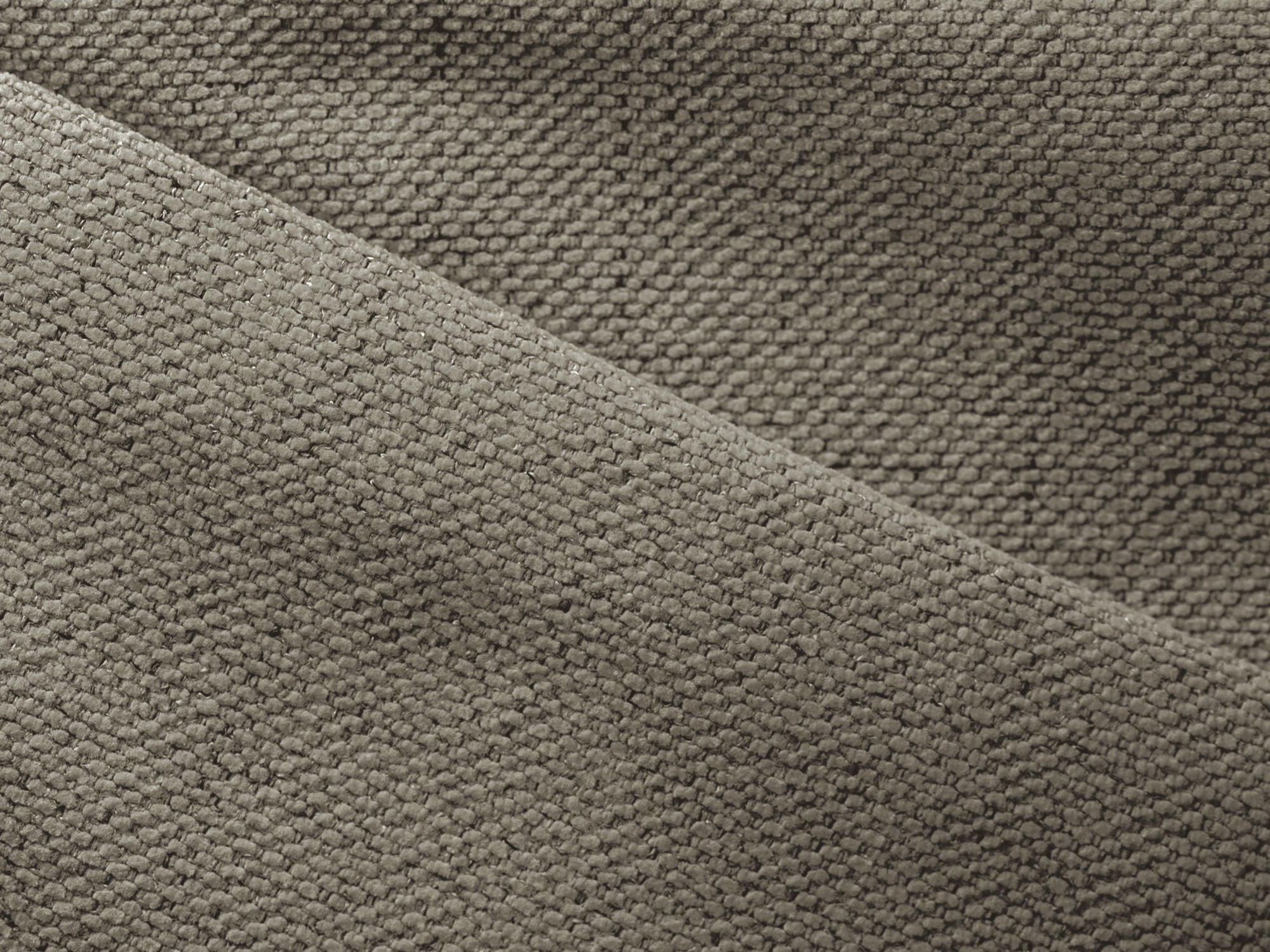 Thumbnail - Makamii 3-Sitzer, Cappuccino, Textil, Füllung: Schaumstoff, 244x79x102 cm, Made in EU, Wohnzimmer, Sofas & Couches, Schl...
