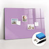 MAGNETTAFEL 100x70 Flieder schwarzer Marker - Violett, Glas (100/0.4/70cm) - TULUP