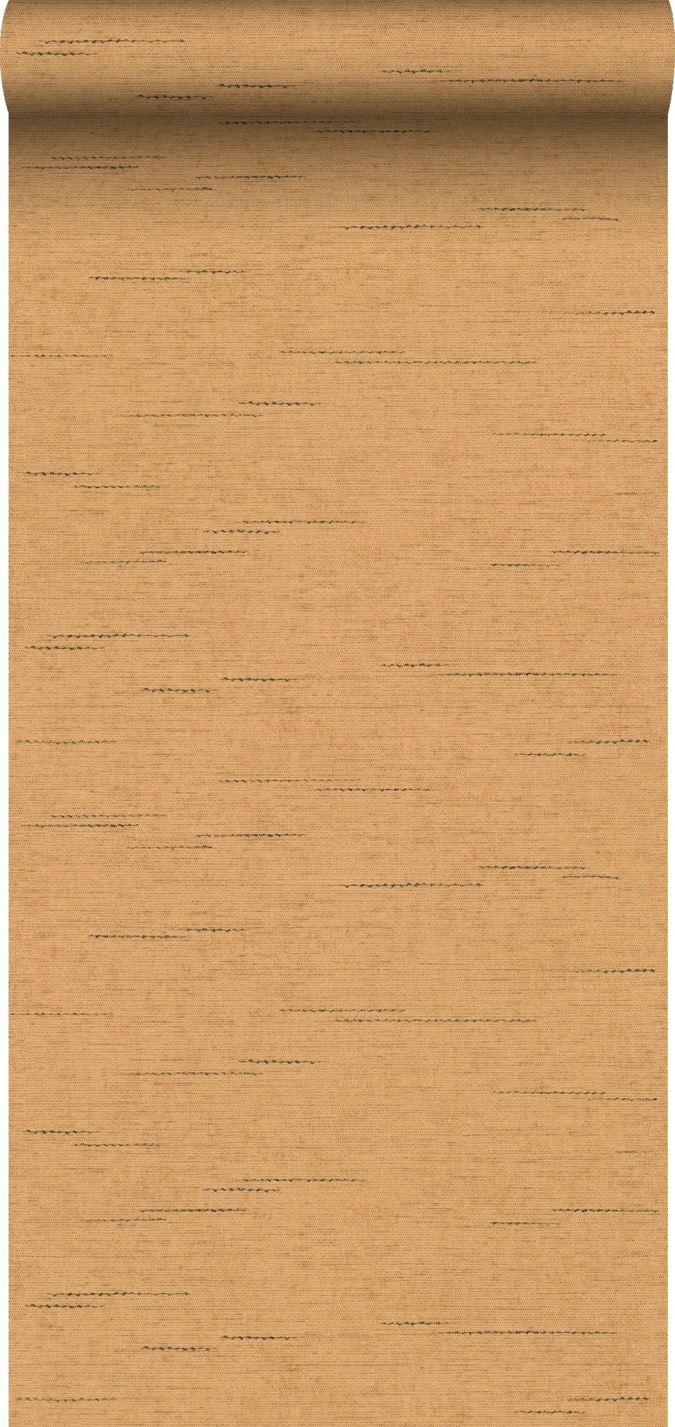 TAPETE Gewebeoptik 53 cm x 10 m - Gelb, Papier (53/1000cm) - Sanders & Sanders